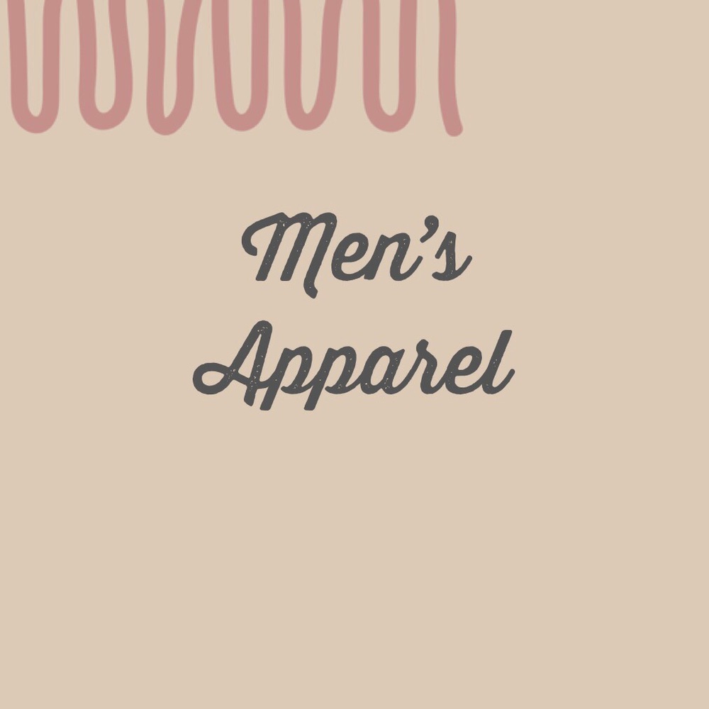 Men’s Apparel - Various styles and items